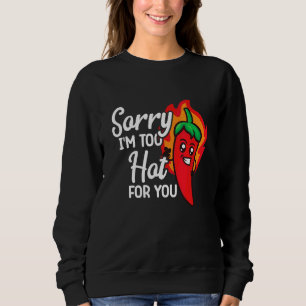 Sudadera Pimientos rojos secos Carolina Reaper Comida pican