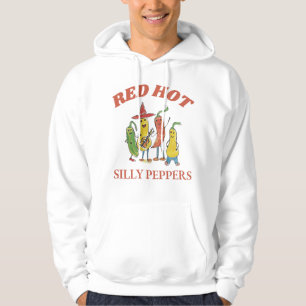 Sudadera pimientos tontos y calientes rojos