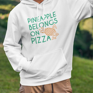 Sudadera Piña Pertenece A La Pizza