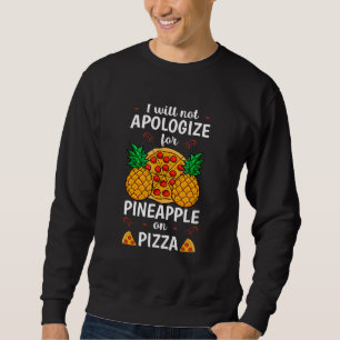 Sudadera Piña sobre pizza hawaiana Pizzaiolo Hawaii Piz