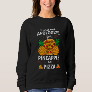 Sudadera Piña sobre pizza hawaiana Pizzaiolo Hawaii Piz