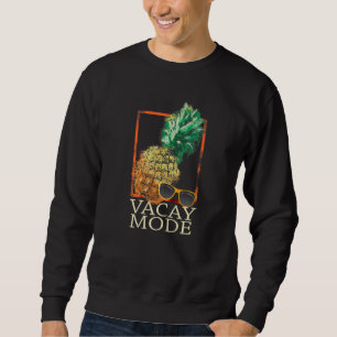 Sudadera Piña Tropical Piña Hawaiana Playa Hawai