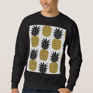 Sudadera Piñas de oro: sin soldadura blanca de mano.