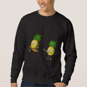 Sudadera Piñas Divertidas Columpio Amante Lindo Hombre Colu