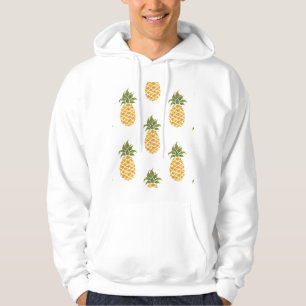 Sudadera Piñas pintadas a mano, fondo de acuarela.