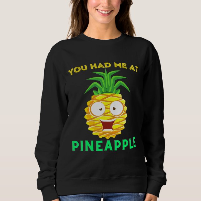 Sudadera Piñas Que Me Llevaste En El Verano De La Piña (Anverso)