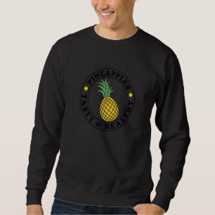 Sudadera Piñas Sabrosas Vitaminas Frutas Saludables