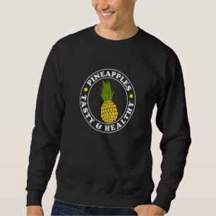 Sudadera Piñas Saludables Sabrosas Vitaminas Frutas de Vera