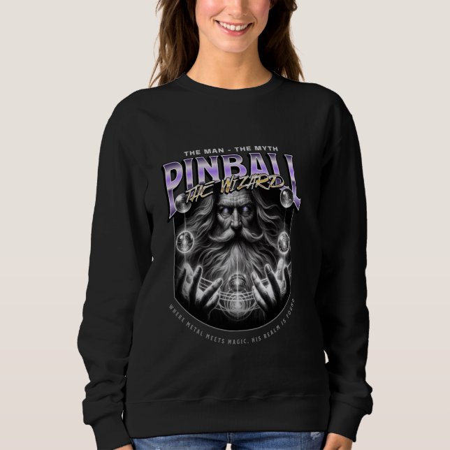 Sudadera Pinball El Hombre El Mito El Mago Gracioso (Anverso)