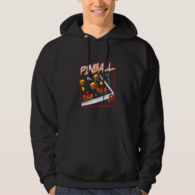 Sudadera Pinball Machine Funny Retro Pinball Arcade Game (Anverso)