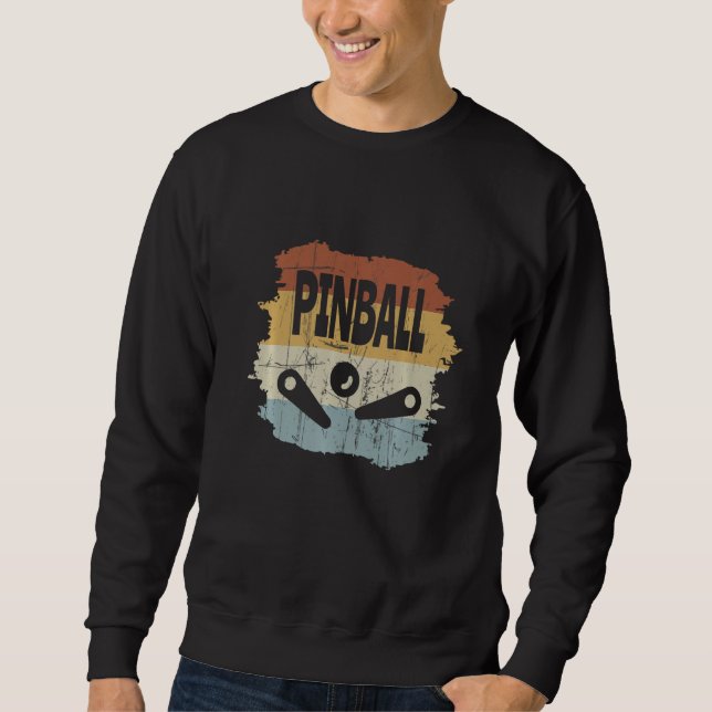 Sudadera Pinball retro vintage look Premium (Anverso)