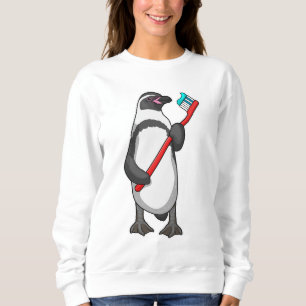 Sudadera Pincel de dientes de pingüino