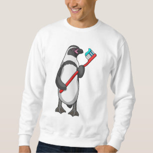 Sudadera Pincel de dientes de pingüino
