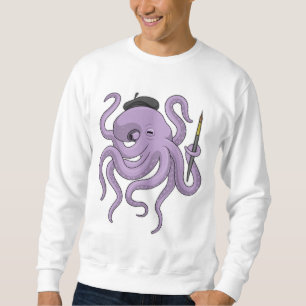 Sudadera Pincel de pintador de pulpo