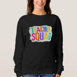 Sudadera Pincel de pintura colorido de la brigada de profes