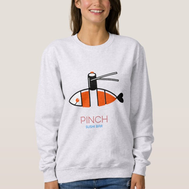 Sudadera Pinch sushi Bar (Anverso)