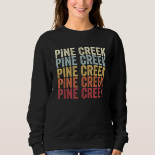 Sudadera Pine Creek Pensilvania Pine Creek PA Retro Antiguo