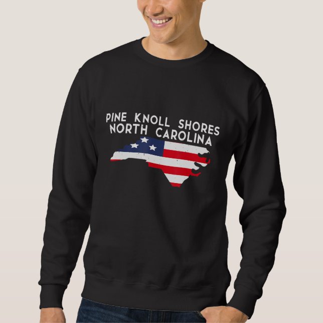 Sudadera Pine Knoll Shores North Carolina Estados Unidos Am (Anverso)