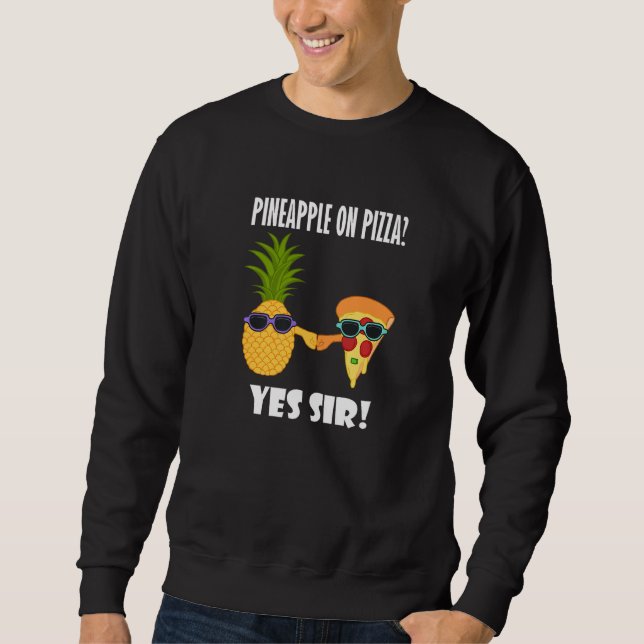 Sudadera Pineapple and Pizza Pizzaiolo Hawaii Pizza Premium (Anverso)