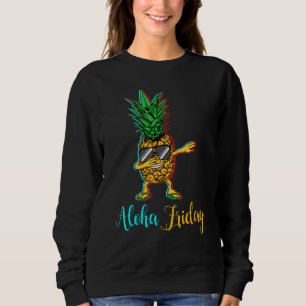 Sudadera Pineapple Dabbing Friday Hawaii Vintage Hawaii F