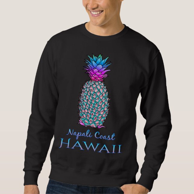 Sudadera Pineapple de vacaciones de verano en Hawái, Costa  (Anverso)