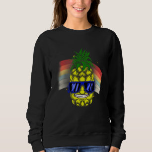 Sudadera Pineapple Hawaiana Aloha Tropical Honolulu Mujeres