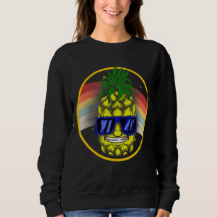 Sudadera Pineapple Hawaiana Aloha Tropical Honolulu Mujeres