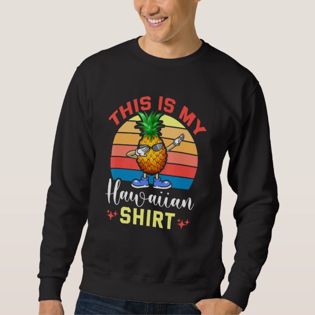 Sudadera Pineapple Hawaiano Tropical (Anverso)