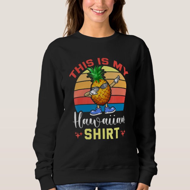 Sudadera Pineapple Hawaiano Tropical (Anverso)