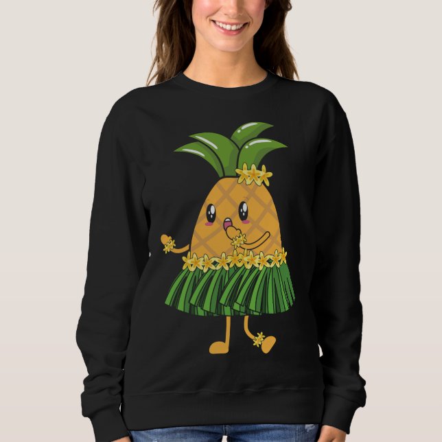 Sudadera Pineapple Lover Hello Summer Vacation Tropical Fru (Anverso)