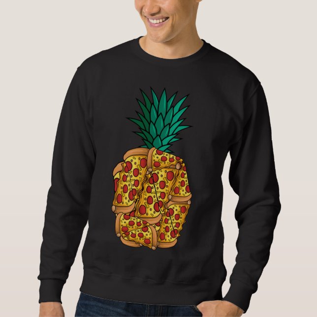 Sudadera Pineapple Pizza Fruit Hawai Food Lover (Anverso)