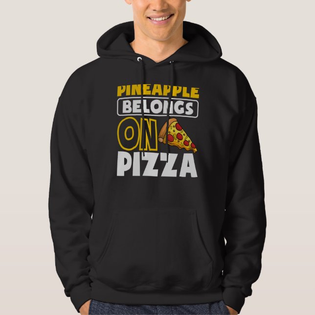 Sudadera Pineapple Pizza Hawai Snack de comida (Anverso)