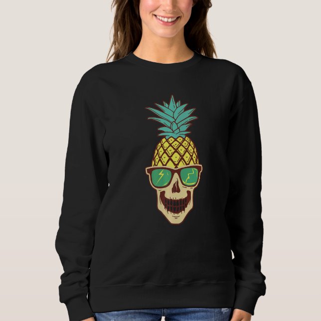 Sudadera Pineapple Skull Heads Grunge Punk Metal   (Anverso)