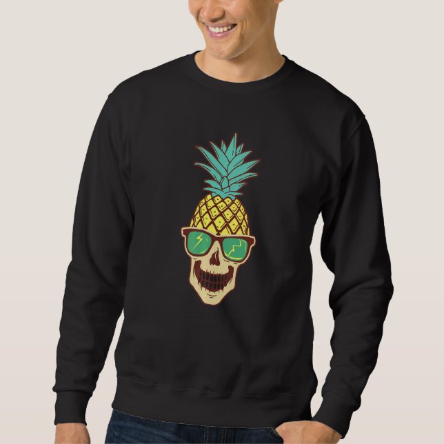 Sudadera Pineapple Skull Heads Grunge Punk Metal   (Anverso)