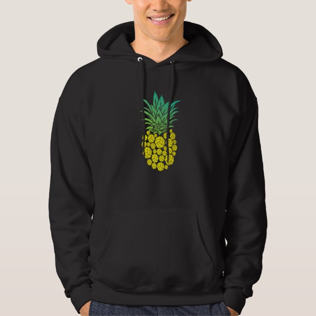 Sudadera Pineapple Volleyball   Fruit Beach Hawaii Hawaiian (Anverso)