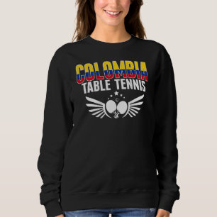 Sudadera Ping Pong Colombia Soporte de Tenis de Mesa Colo
