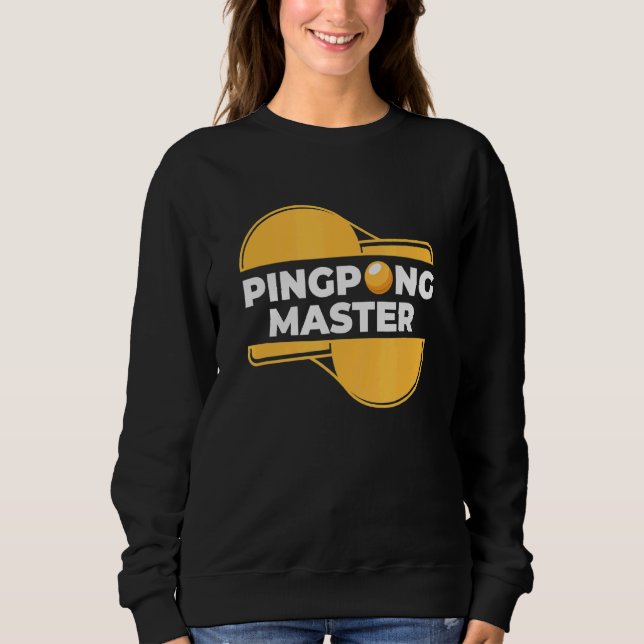 Sudadera Ping Pong Master Ping Pong Table (Anverso)