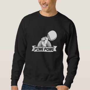 Sudadera Ping Pong Racket Juego de pelota de pádel Pla