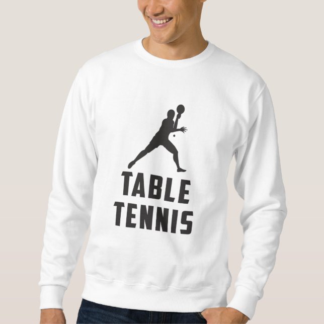 Sudadera Ping Pong Table Tennis Paddle Player Gift Idea (Anverso)