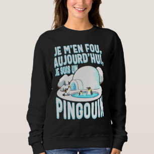 Sudadera Pingouin Enfants Je Men Fou Je Suis Un Pingouin Ch