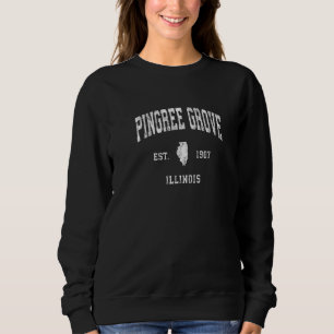 Sudadera Pingree Grove Illinois Il Deportes Atléticos Vinta