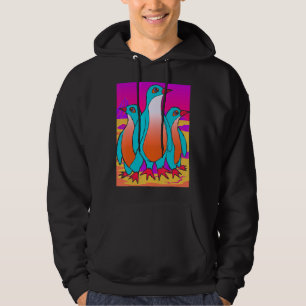 Sudadera Pingüino animal de zoológico estético de vaporwave
