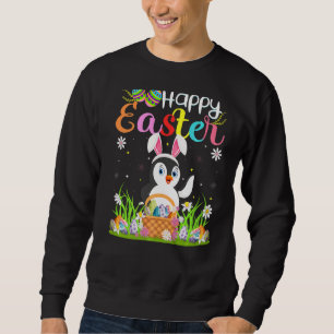 Sudadera Pingüino Bird Bunny Egg Hung Penguin Happy Easte