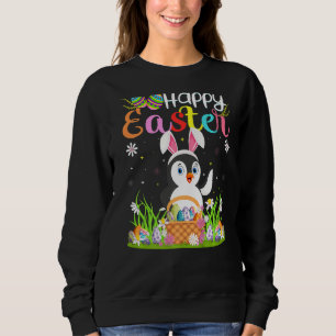 Sudadera Pingüino Bird Bunny Egg Hung Penguin Happy Easte