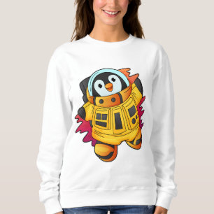 Sudadera Pingüino como astronauta en traje