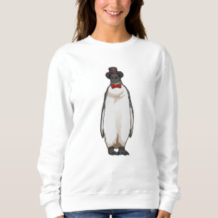Sudadera Pingüino como Caballero con Gorra