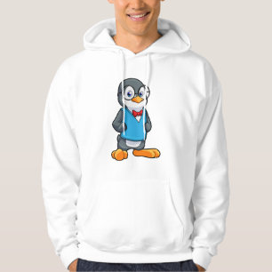 Sudadera Pingüino como nervioso con gafas