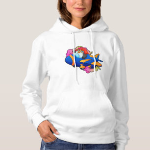 Sudadera Pingüino como piloto con avión