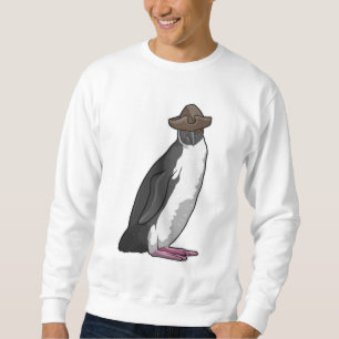 Sudadera Pingüino como pirata con Gorra