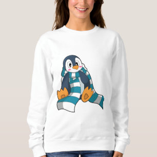 Sudadera Pingüino con bufanda